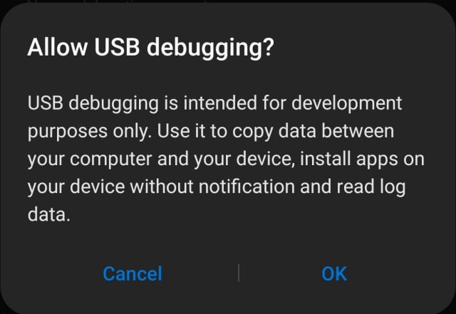 USB-Debugging