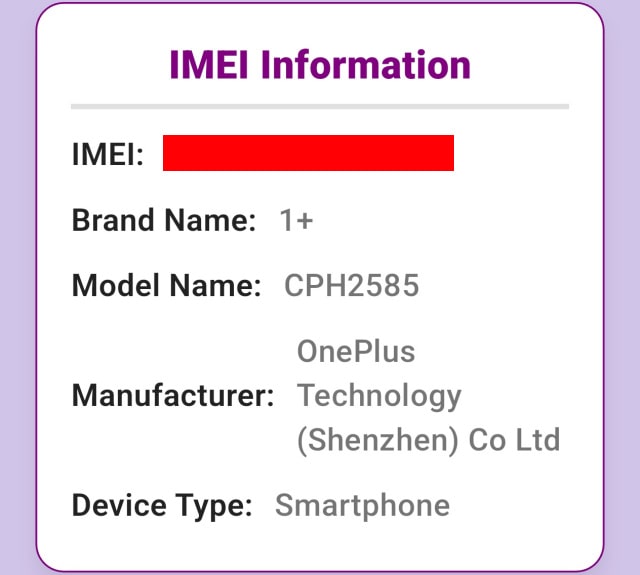 IMEI-Number-Result