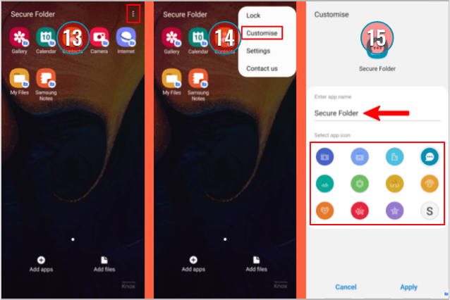 Customise-Secure-Folder