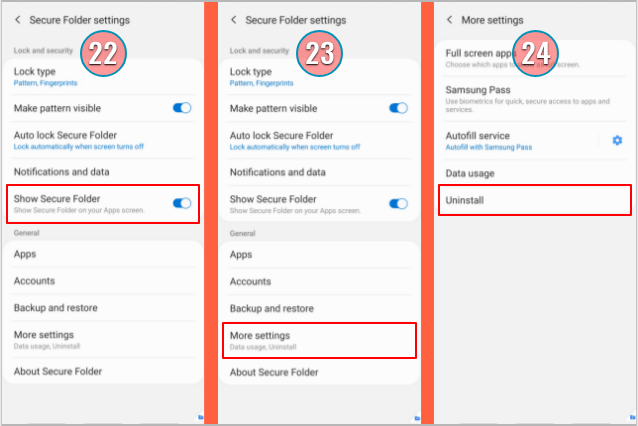 How-To-Uninstall-Secure-Folder